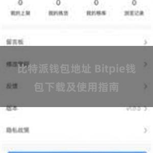 比特派钱包地址 Bitpie钱包下载及使用指南