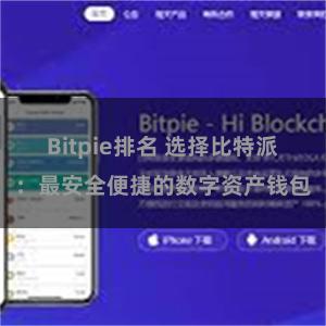 Bitpie排名 选择比特派：最安全便捷的数字资产钱包