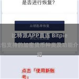 比特派APP直连 Bitpie钱包支持的加密货币种类及功能介绍