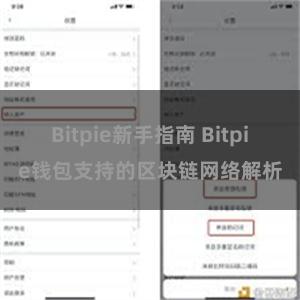 Bitpie新手指南 Bitpie钱包支持的区块链网络解析