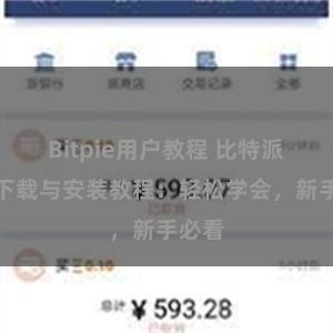 Bitpie用户教程 比特派钱包下载与安装教程：轻松学会，新手必看