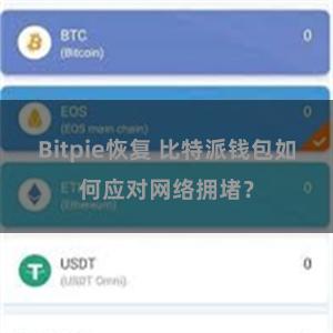 Bitpie恢复 比特派钱包如何应对网络拥堵？