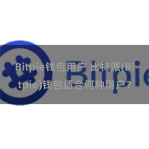 Bitpie钱包用户 比特派(Bitpie)钱包适合何种用户？