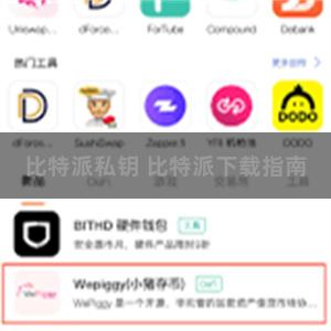 比特派私钥 比特派下载指南